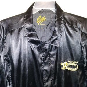 Satin Vintage Jacket Black 2XL CIRCE LAS VEGAS Don Laughlin's Riverside Resort